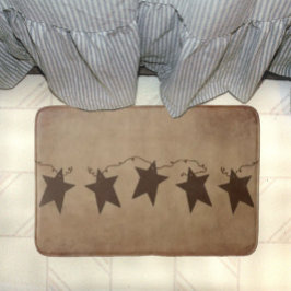 Rusty Stars Bath Mat
