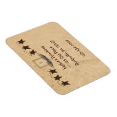 Rusty Stars en kaars Premium Magnet Magneet (Rechterzijde)