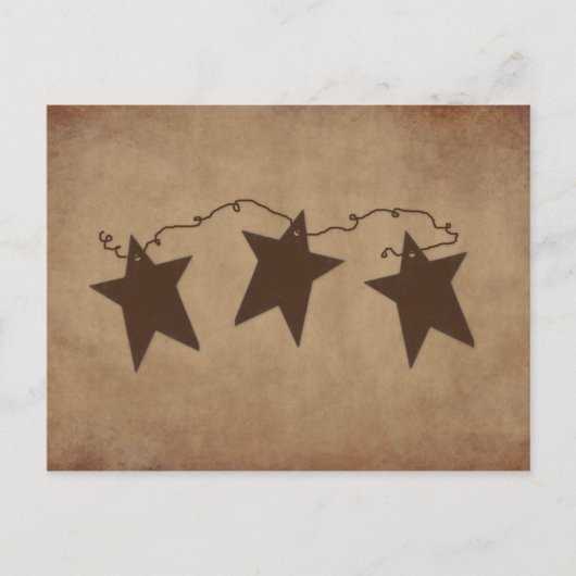 Rusty Stars Recipe Card Briefkaart (Voorkant)