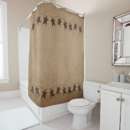 Rusty Stars Shower Curtain Douchegordijn