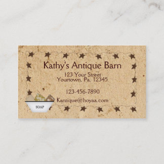Rusty Stars & Soap Visitekaartje