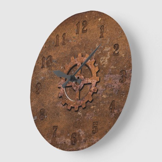 Rusty Steampunk Clock Grote Klok (Hoek)