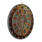 Rusty Steampunk Dartboard Dartbord (Voorkant Links)