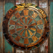 Rusty Steampunk Dartboard Dartbord