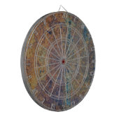 Rusty Steampunk Dartboard Dartbord (Voorkant Links)