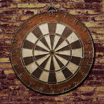 Rusty Steampunk Dartbord<br><div class="desc">Dartboard met robuuste metalen textuur.</div>