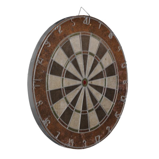 Rusty Steampunk Dartbord (Voorkant Links)