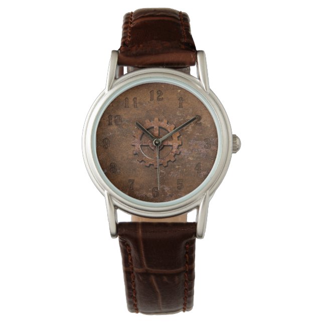 Rusty Steampunk Horloge (Voorkant)