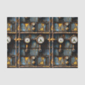 Rusty Steampunk Loodgieterspatroon BM8 Decoupage Tissuepapier (Voorkant)