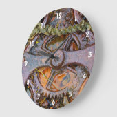 Rusty steampunkmachines grote klok (Hoek)