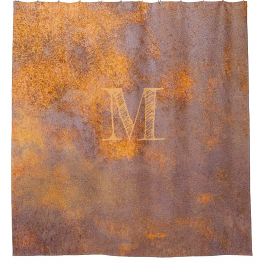 Rusty Steel Douchegordijn (Voorkant)