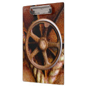 Rusty Submarine Hatch Wheel Klembord (Links)