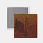 Rusty Swan Magneet (Voorkant / Achterkant)