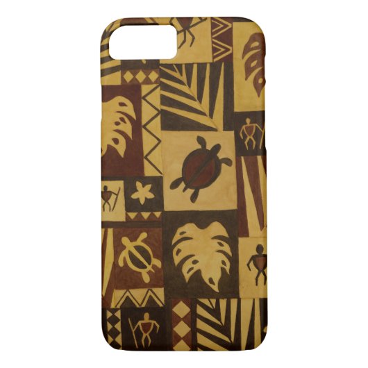 Rusty Tapa Hawaiian Warrior Tribal Case (Achterkant)
