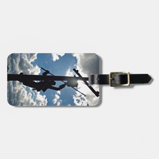 Rusty the Lineman Bagagelabel (Voorkant horizontaal)