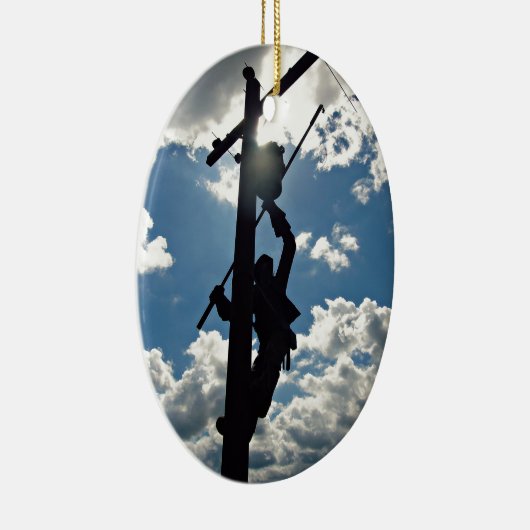 Rusty the Lineman Ornament (Rechts)