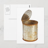 Rusty tin kan briefkaart (Voorkant / Achterkant)