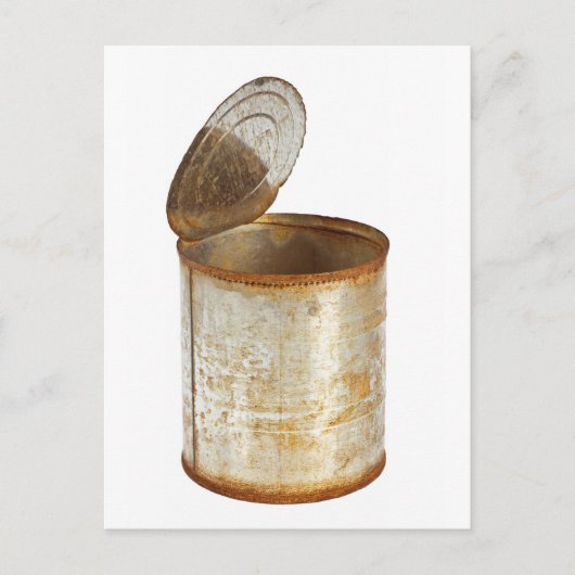Rusty tin kan briefkaart (Voorkant)