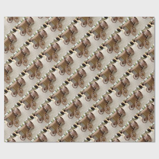 Rusty  tractor cadeaupapier (Vlak)