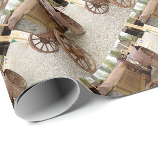 Rusty  tractor cadeaupapier (Rol Hoek)