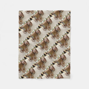 Rusty  tractor fleece deken