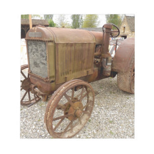Rusty  tractor notitieblok