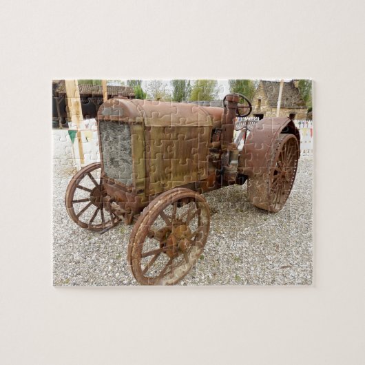 Rusty  tractor puzzel legpuzzel (Horizontaal)