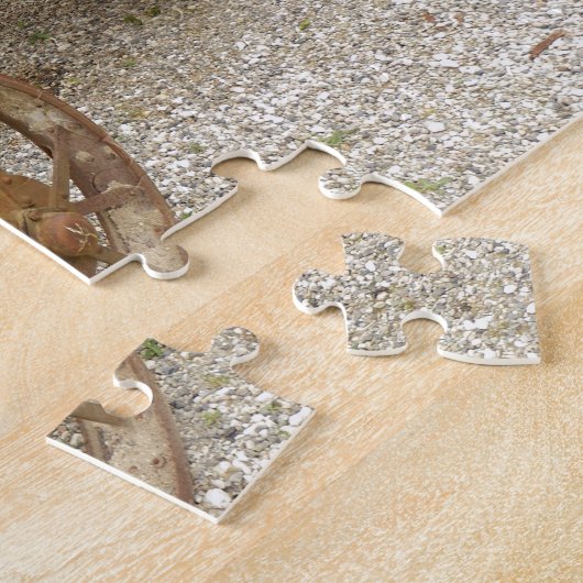 Rusty  tractor puzzel legpuzzel (Zijkant)