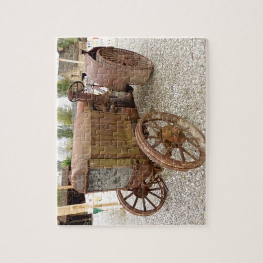Rusty  tractor puzzel legpuzzel (Verticaal)