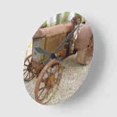 Rusty tractor ronde klok (Hoek)