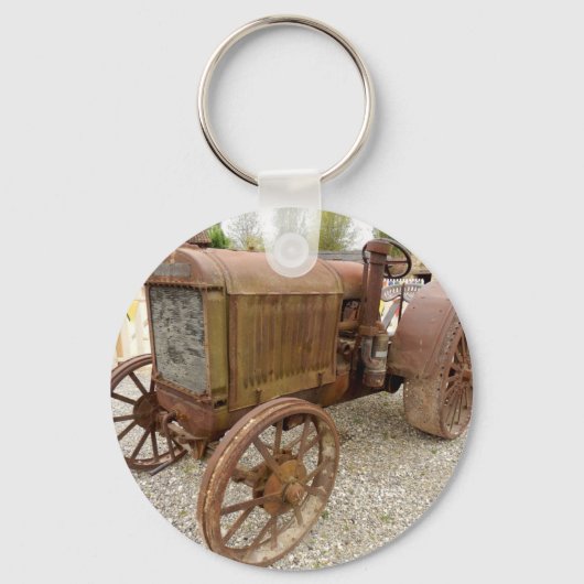Rusty tractor sleutelhanger (Voorkant)
