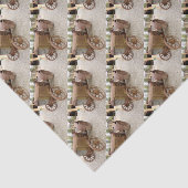 Rusty tractor tissuepapier (Detail)