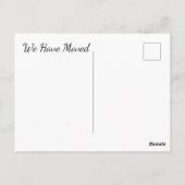 Rusty Trailer We hebben Briefkaart verplaatst (Achterkant)