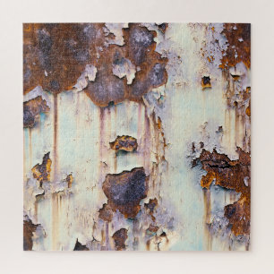 Rusty Trein Wagon Peeling Paint Legpuzzel