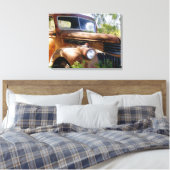 Rusty  Truck Canvas Afdruk (Insitu (Slaapkamer))