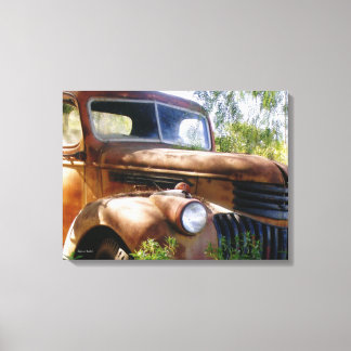 Rusty  Truck Canvas Afdruk