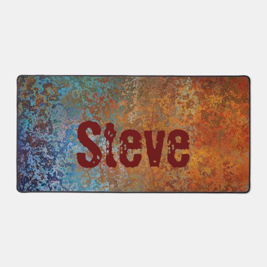 Rusty, Verdigris, Grunge Steampunk Persoonlijk Bureaumat (Voorkant)