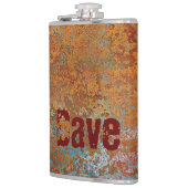 Rusty, Verdigris, Grunge Steampunk Persoonlijk Heupfles (Links)