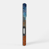 Rusty, Verdigris, Grunge Steampunk Persoonlijk iPhone 16 Hoesje (Rechterkant)
