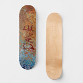 Rusty, Verdigris, Grunge Steampunk Persoonlijk Persoonlijk Skateboard (Voorkant)