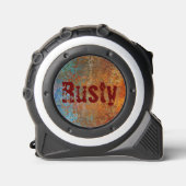 Rusty, Verdigris, Grunge Steampunk Persoonlijk Rolmaat (Voorkant)