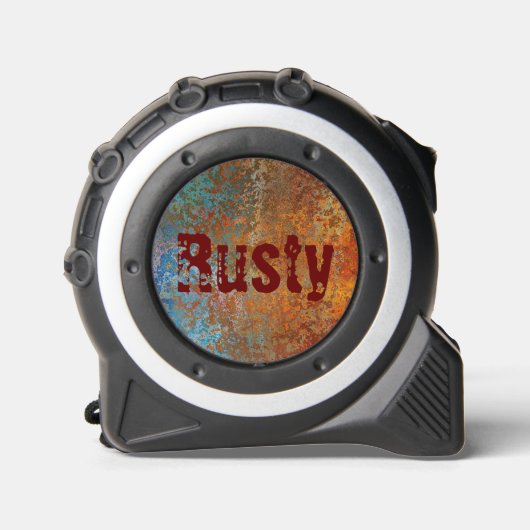 Rusty, Verdigris, Grunge Steampunk Persoonlijk Rolmaat (Voorkant)