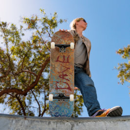 Rusty, Verdigris, Grunge Steampunk Persoonlijk Skateboard