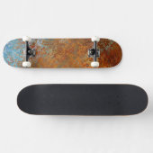 Rusty, Verdigris, Grunge Steampunk Skateboard (Horizontaal)