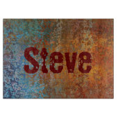 Rusty, Verdigris, Grunge Steampunk Snijplank (Voorkant)