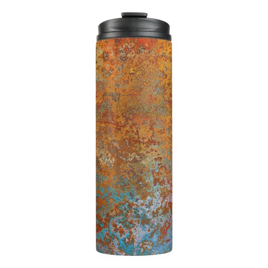 Rusty, Verdigris, Grunge Steampunk Thermosbeker (Voorkant)