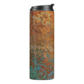 Rusty, Verdigris, Grunge Steampunk Thermosbeker (Gedraaid links)