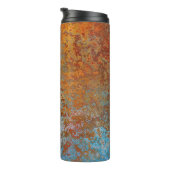 Rusty, Verdigris, Grunge Steampunk Thermosbeker (Geroteerd rechts)