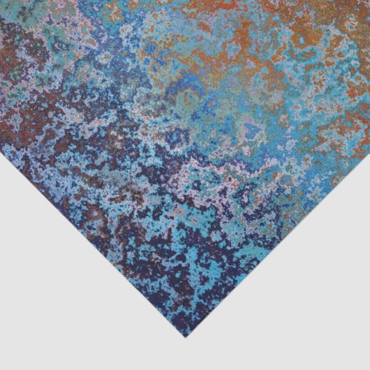 Rusty, Verdigris, Grunge Steampunk Tissuepapier (Detail)