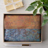 Rusty, Verdigris, Grunge Steampunk Tissuepapier (Geschenk)